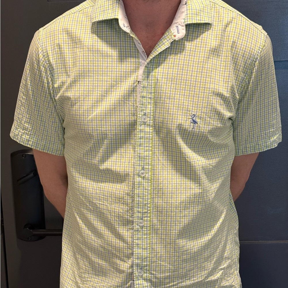 Tailorbyrd Green Casual Button Down Shirt